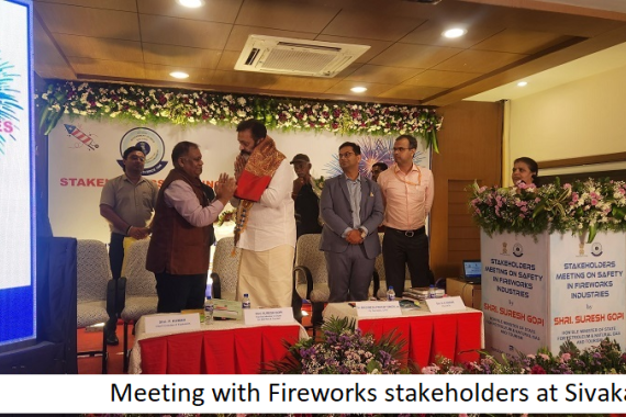 Meeting with Fireworks stakeholders at Sivakasi