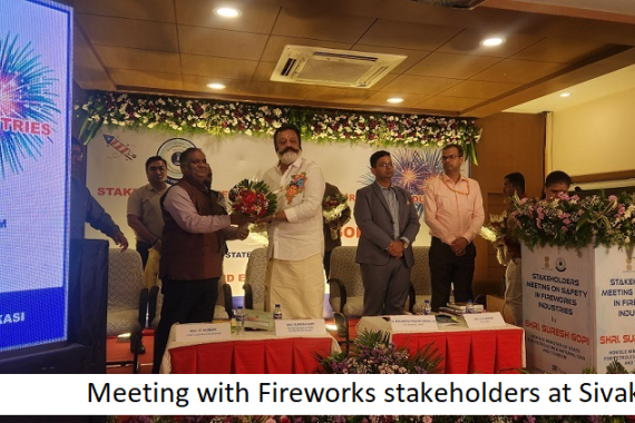 Meeting with Fireworks stakeholders at Sivakasi