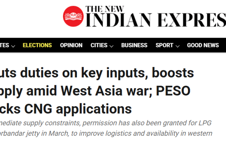 Indian Express Newspaper dated 22 April 2026